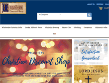 Tablet Screenshot of christiandiscountshop.com